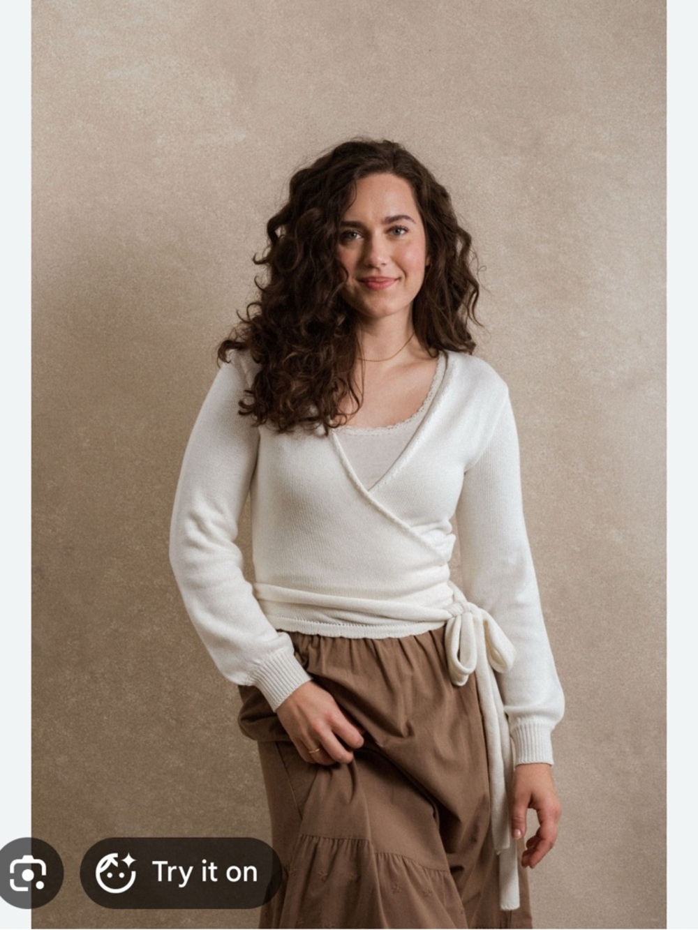 Neuflora Sarasota wrap sweater